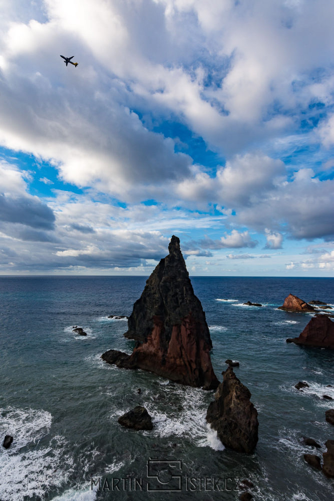 Východní cíp ostrova Ponta de São Lourenço, Madeira, Portugalsko